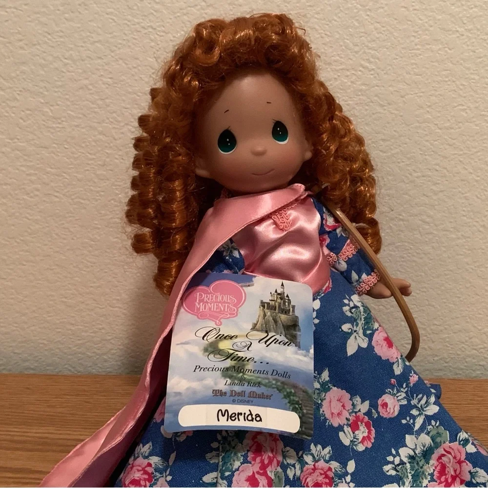 Merida Precious Moments Doll Limited Release Once Upon A Time 2018 Dress and Bow - Picture 1 of 10
